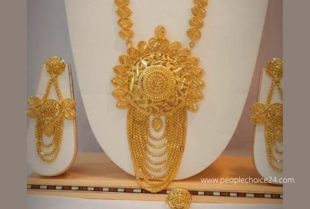 24k dubai gold necklace sets with price