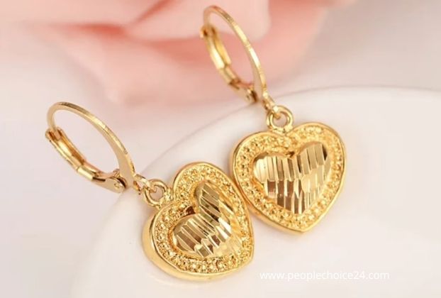 24k gold hoop earrings small