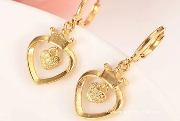 Cheap price 24k gold earrings for girl