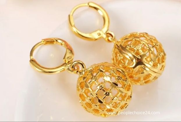 24k gold earrings for girl