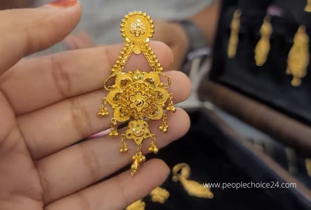 6 grams gold earrings designs with price