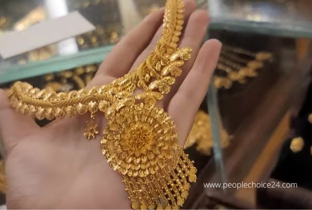 new necklace designs, gold new model