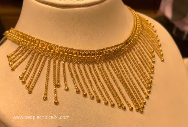 beautiful gold necklace ideas 