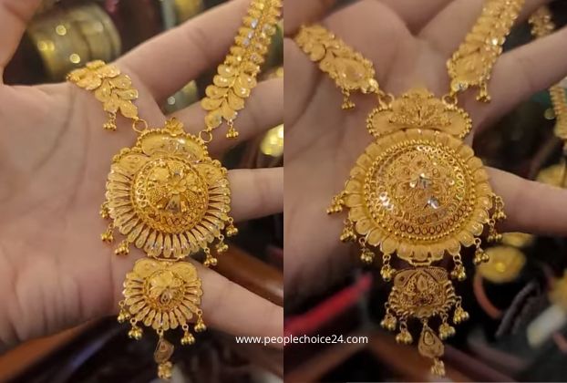 5 Best long necklace designs gold 2022