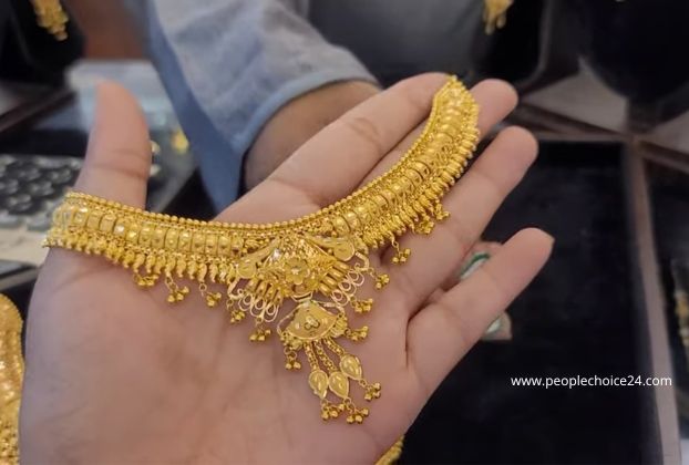 8 gram gold necklace designs
