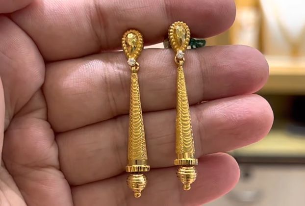 best gold earring design for female
