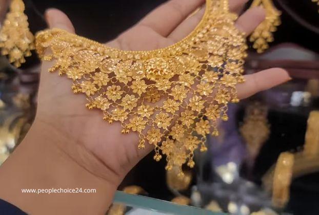 gold necklace designs in dubai