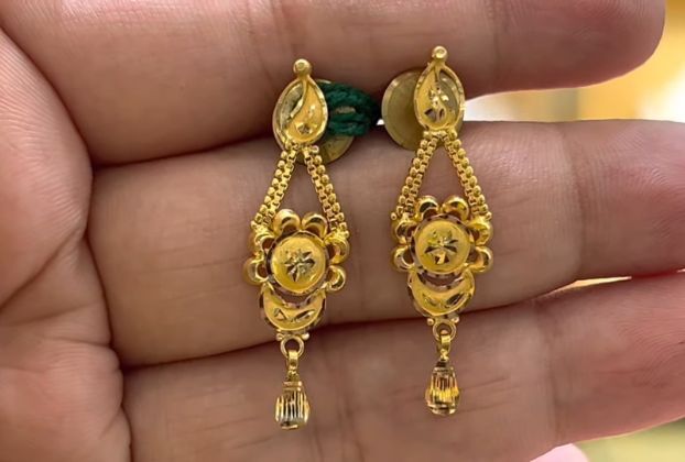 latest gold earrings designs