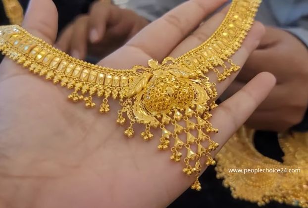 wedding gold necklace designs