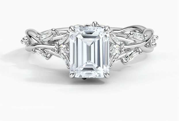Secret Garden Diamond Engagement Ring
