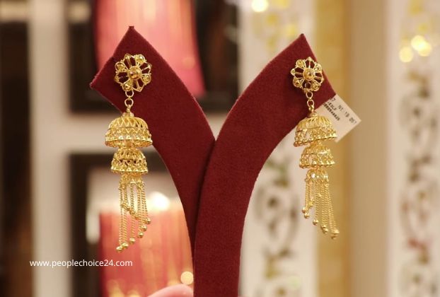 beautiful gold earrings designs