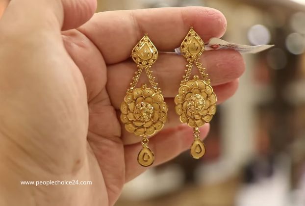 gold earrings new design in 5 grams