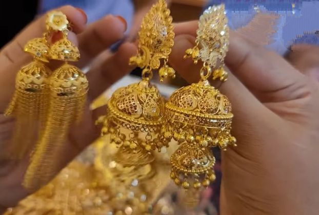 gold earrings new designs