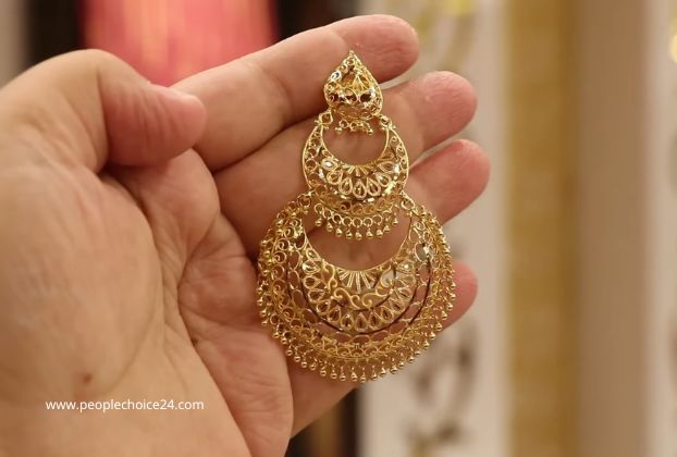 latest gold earrings design
