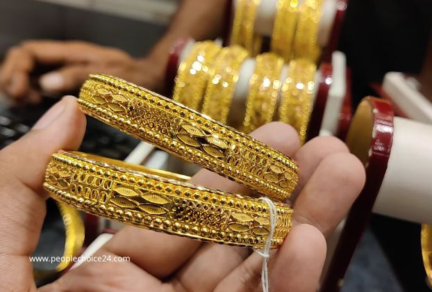 new gold bangles design