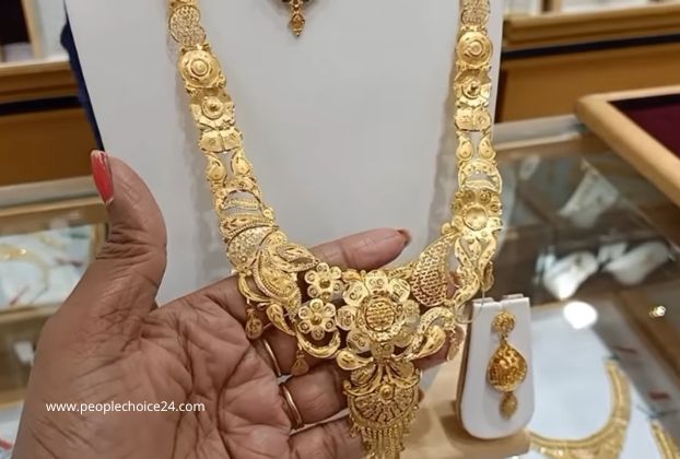new gold haram designs in 40 grams
