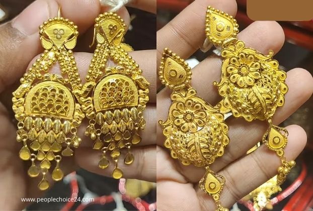 15 gram Gold Earrings designs with price