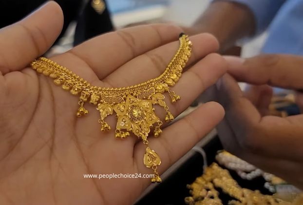 gold necklace designs in 10 gram