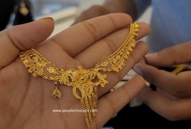 gold necklace designs in 10 grams