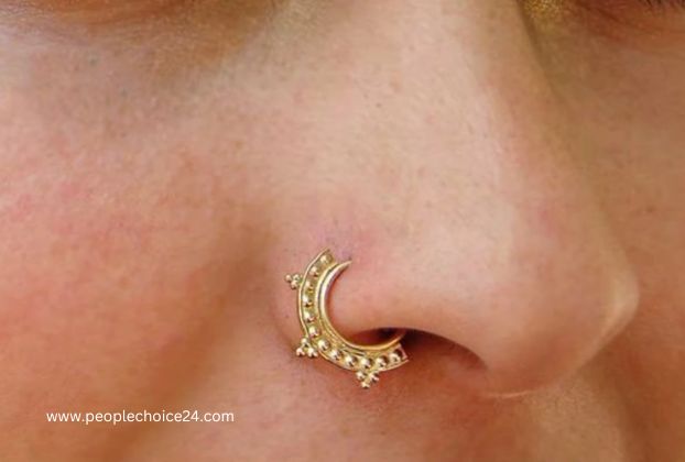 nose pin designs in gold for girls