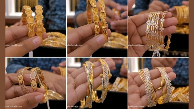 latest gold bangles designs with image