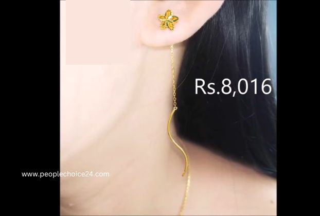 new gold sui dhaga earrings