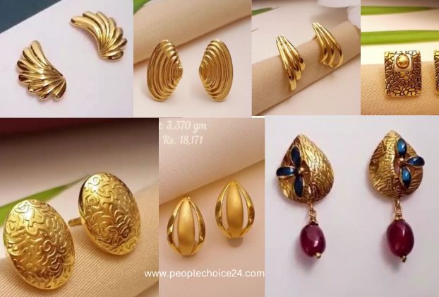 8+ Very Low Cost Gold Earrings Designs To Try