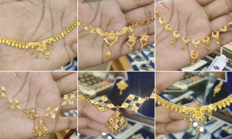 Light weight Gold Necklaces
