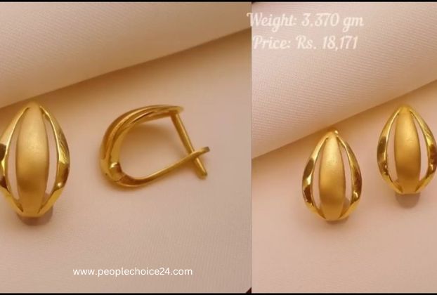 beautiful gold earrings design