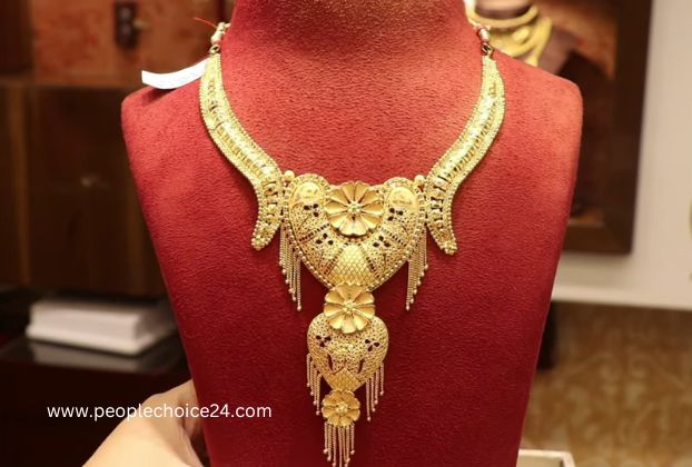 bridal gold necklace designs