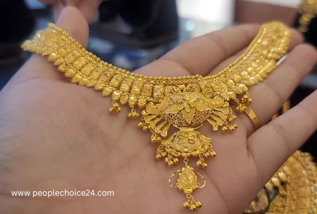 gold necklace designs in 15