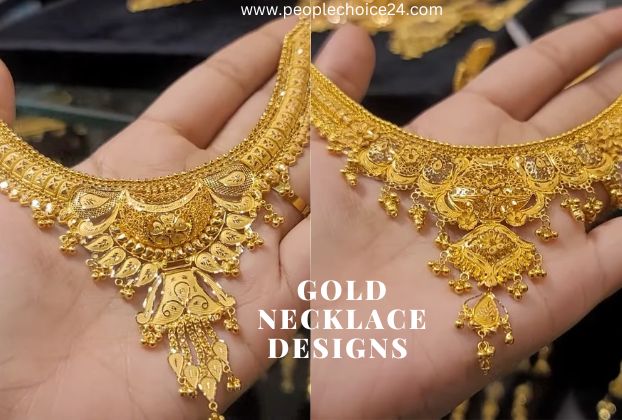 Latest gold necklace designs 2023 