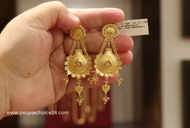 new earrings designs gold