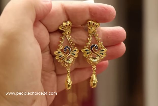 new earrings gold