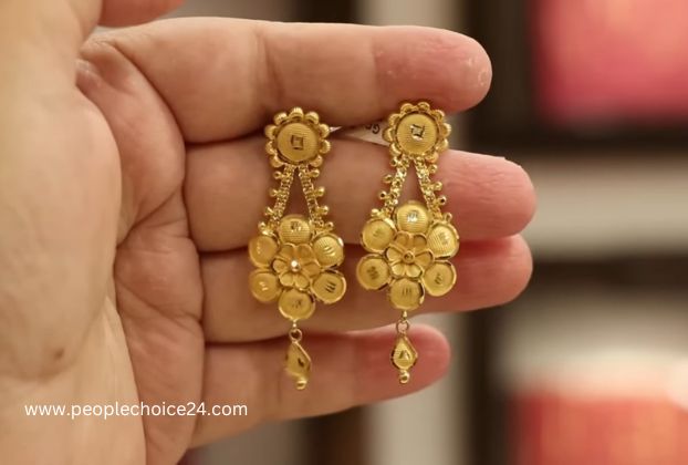 new gold earrings designs
