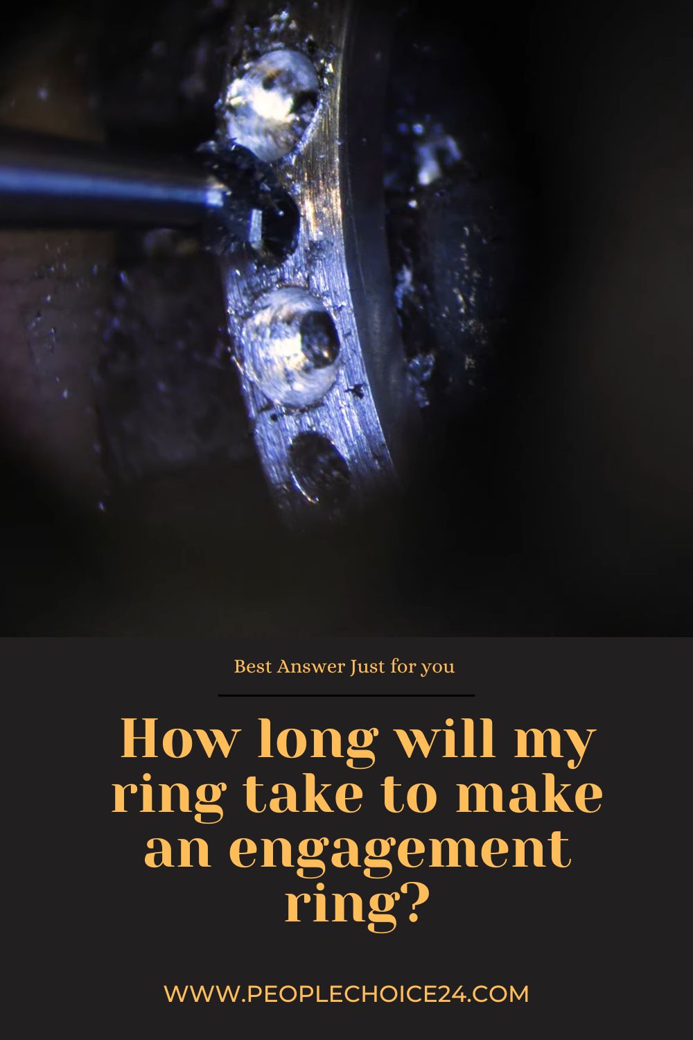 How long will my ring take to make an engagement ring