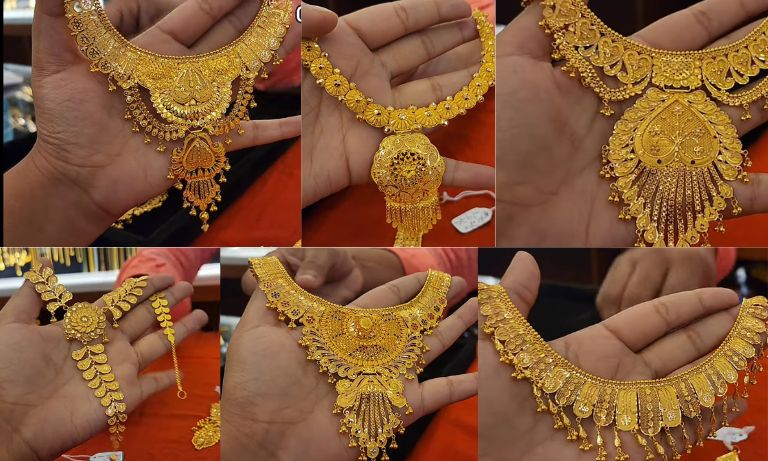 Buy Latest Arabic Gold Necklace Designs Bridal Arabic Jewellery