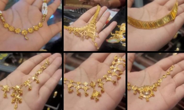 Latest Collection of 12 Simple Gold Necklace Design for 2023