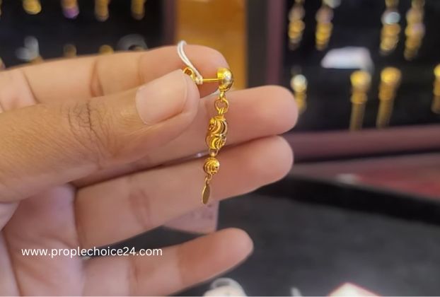 earrings designs gold latest