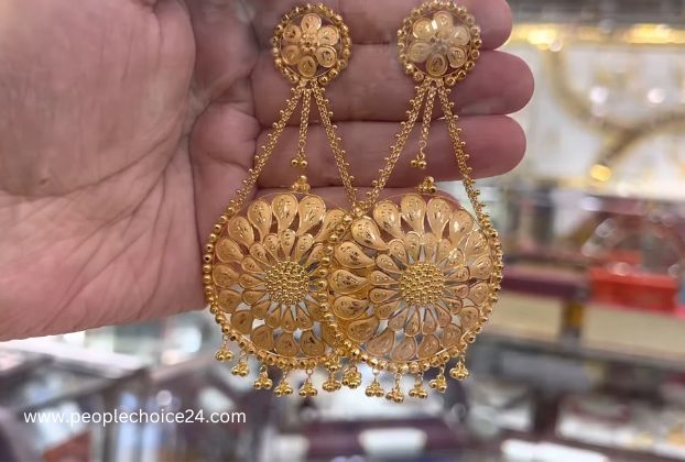 floral wedding earrings
