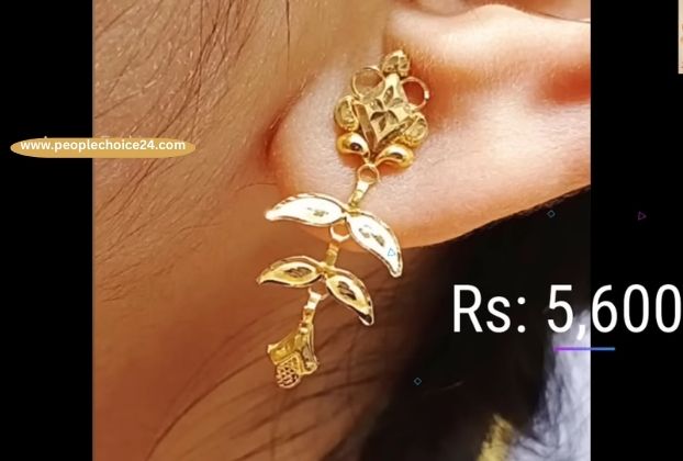gold earrings under 6000 