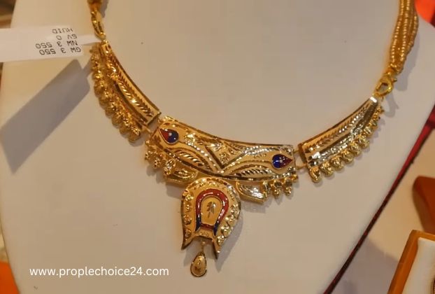 light weight gold necklace with price