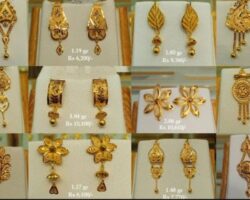 26 Unique Gold Earrings Design with Price in 2023