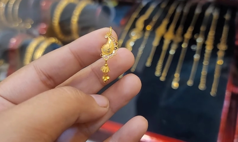 2 gram gold Earrings new designs with price