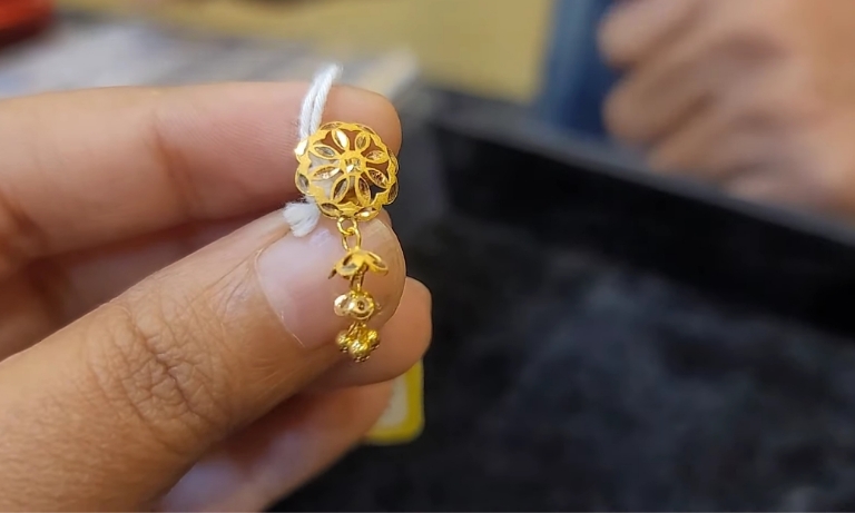 2 gram gold earrings new design images