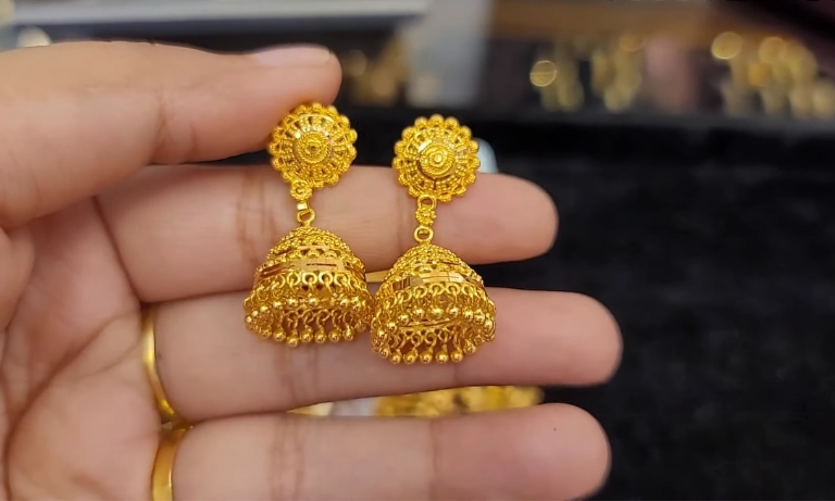 22K Gold jhumka