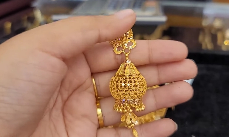gold jhumkas with price