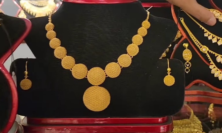 Women Gold Necklace design