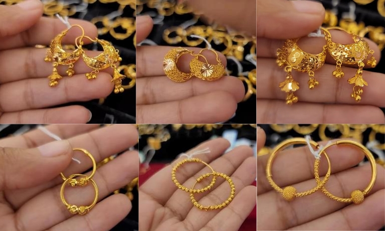 gold gypsy earrings