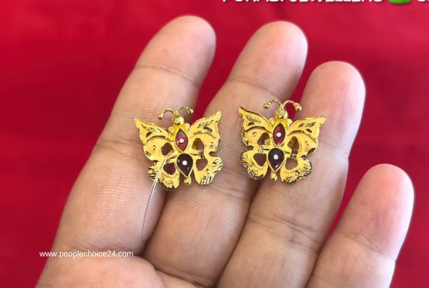 Gold earrings designs 
